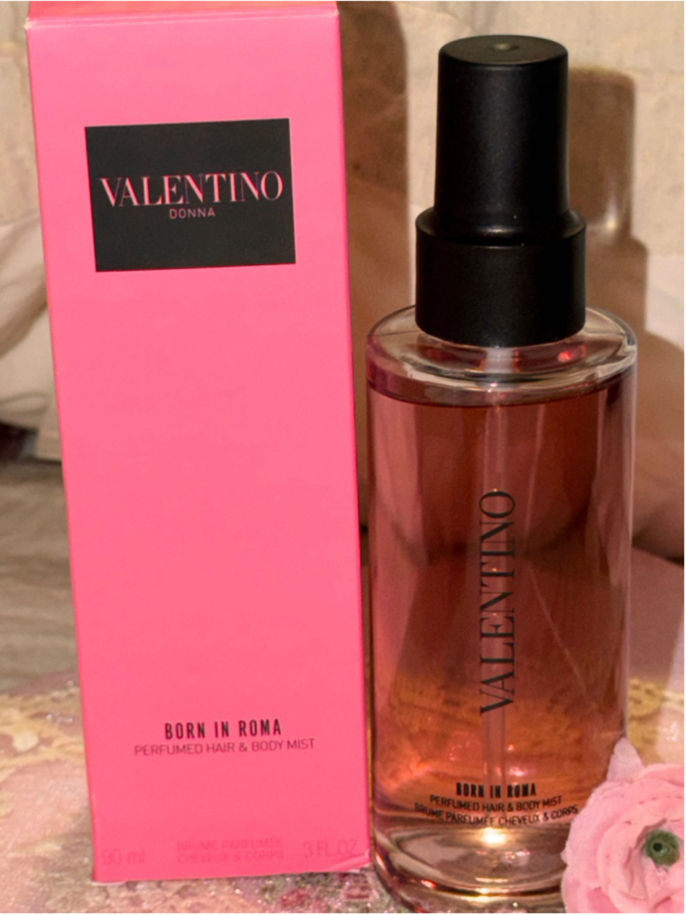 Women's Valentino Born In Roma Perfumed Hair & Body Mist 3 Oz. - Picture 2 of 5